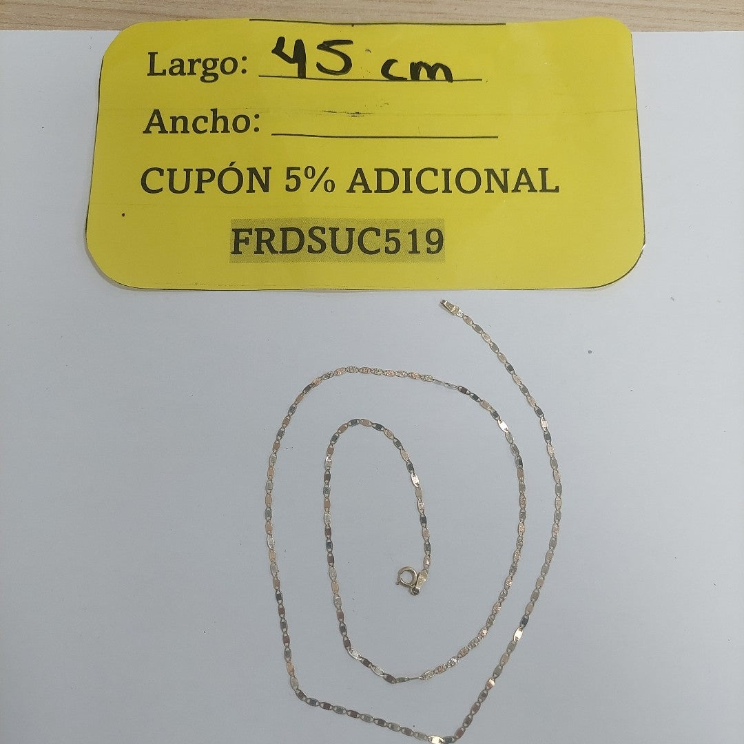 CADENA ORO 14 K 1.5 GRMS (SEMINUEVO)