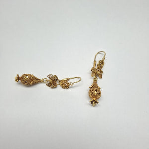 ARETES PAR ORO 10 K 7,30 GRMS (SEMINUEVO)