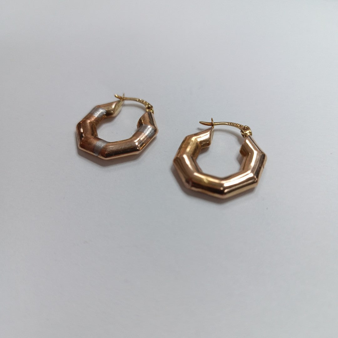 ARRACADAS PAR ORO 14 K 1.9 GRMS (SEMINUEVO)