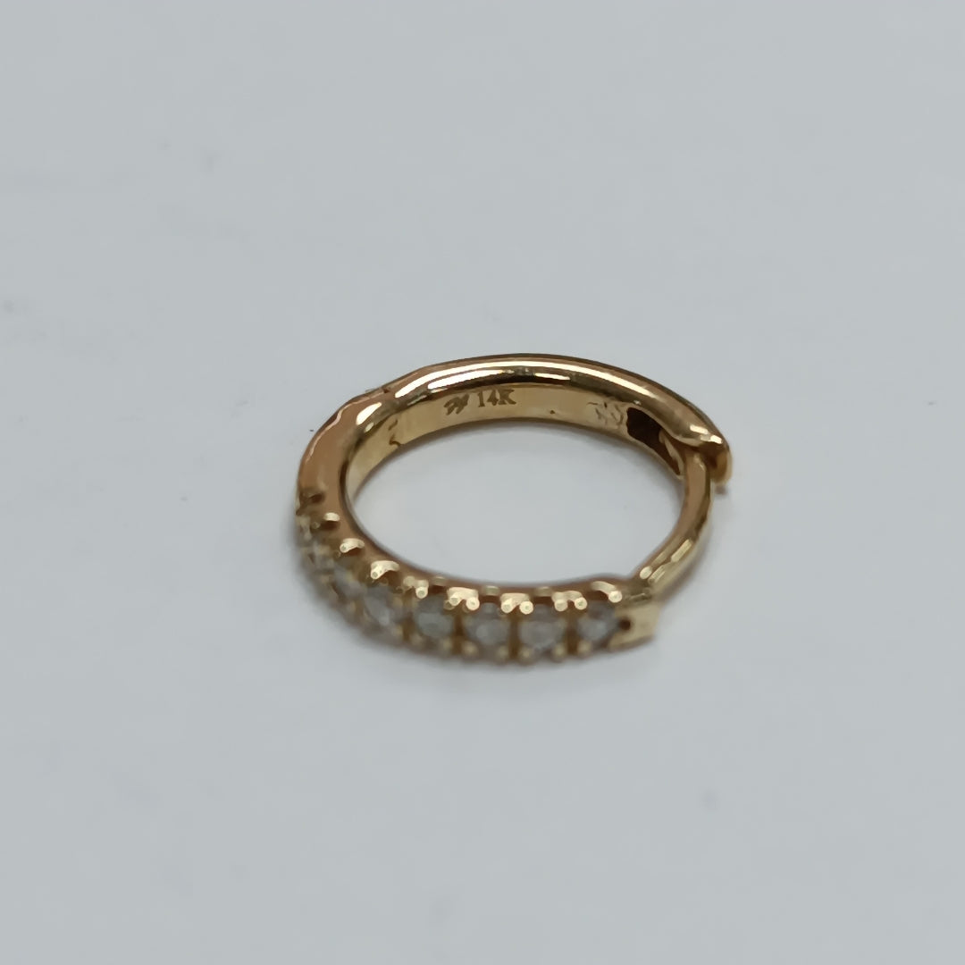 ARRACADAS PAR ORO 14 K 1.3 GRMS (SEMINUEVO)