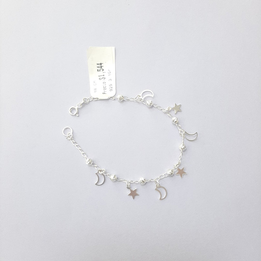 PULSERA TEJIDO TEJIDO ESPECIAL PLATA .925 18 CM 3.1 GR (NUEVO)