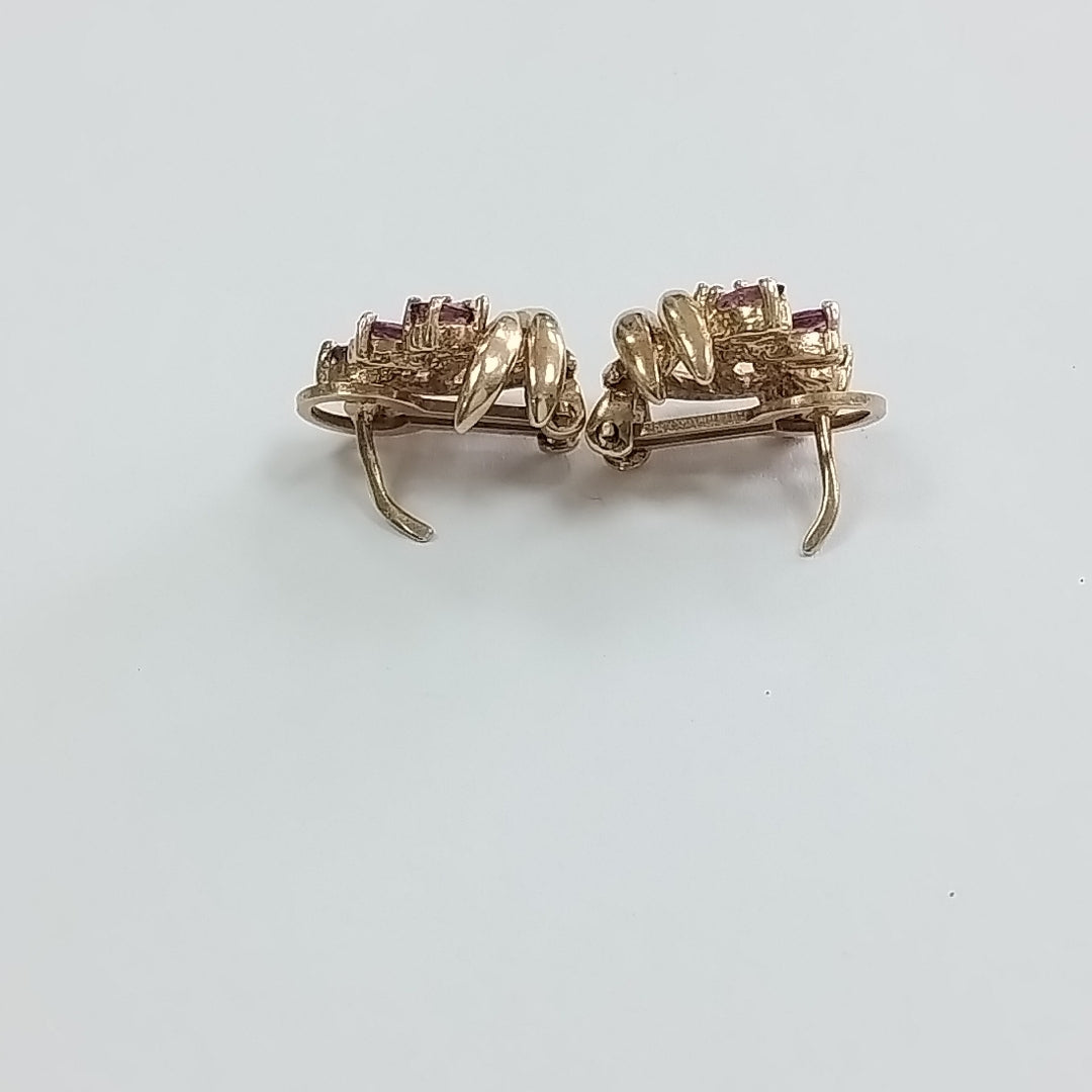 ARETES PAR ORO 14 K 6,10 GRMS (SEMINUEVO)