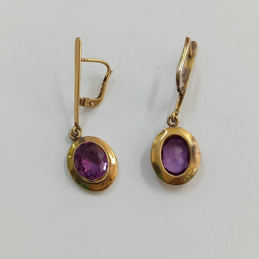 ARETES PAR ORO 14 K 2,70 GRMS (SEMINUEVO)