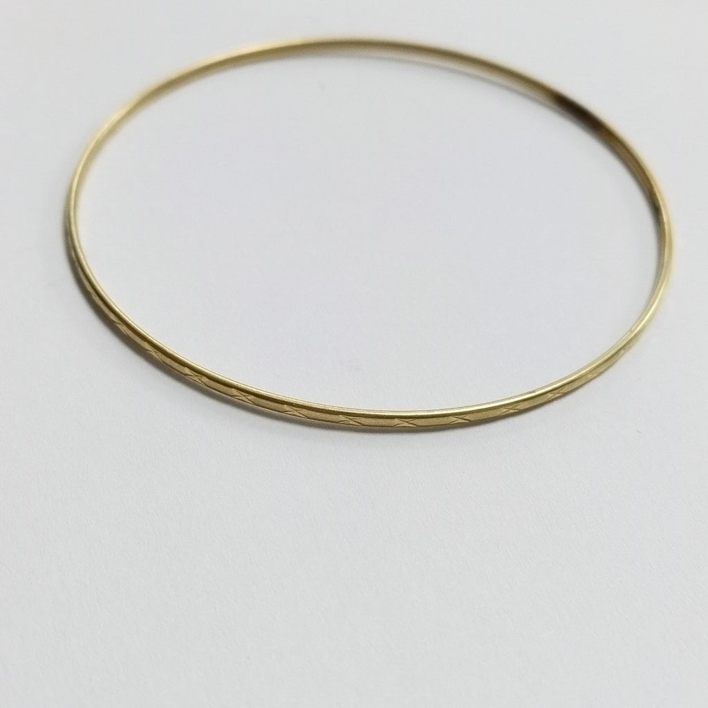 PULSERA RIGIDA ORO 10 K 2,40 GRMS (SEMINUEVO)