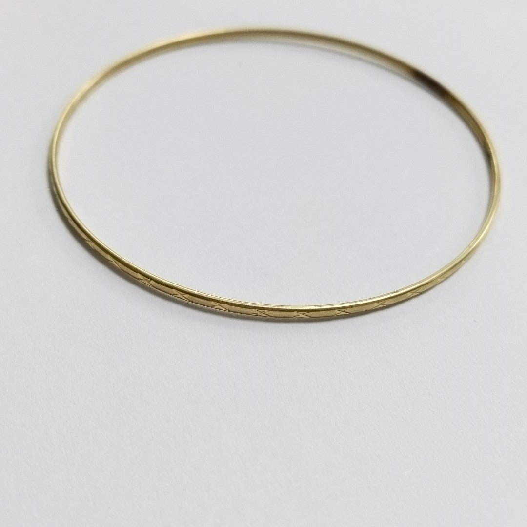 PULSERA RIGIDA ORO 10 K 2,40 GRMS (SEMINUEVO)