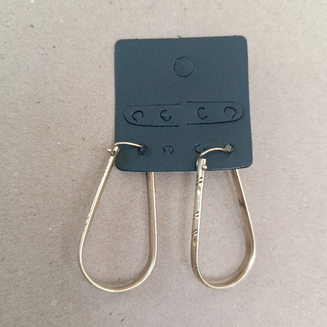 ARRACADAS PAR ORO 10 K 4.8 GRMS (SEMINUEVO)