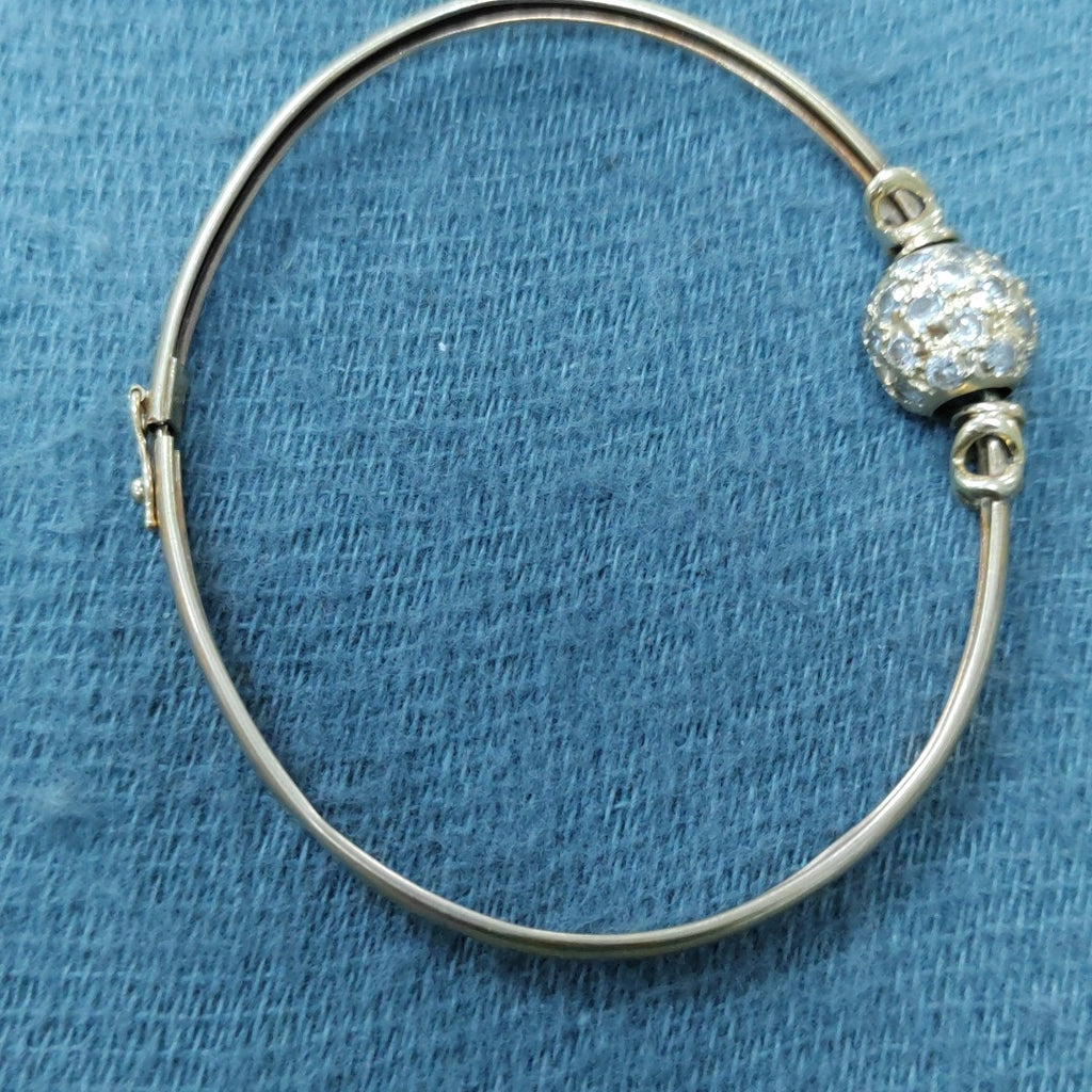 PULSERA RIGIDA ORO 14 K 6.7 GRMS (SEMINUEVO)