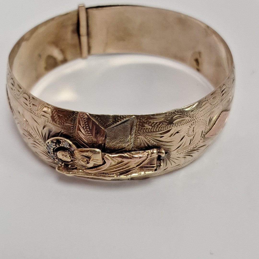 PULSERA RIGIDA ORO 8 K 21.1 GRMS (SEMINUEVO)