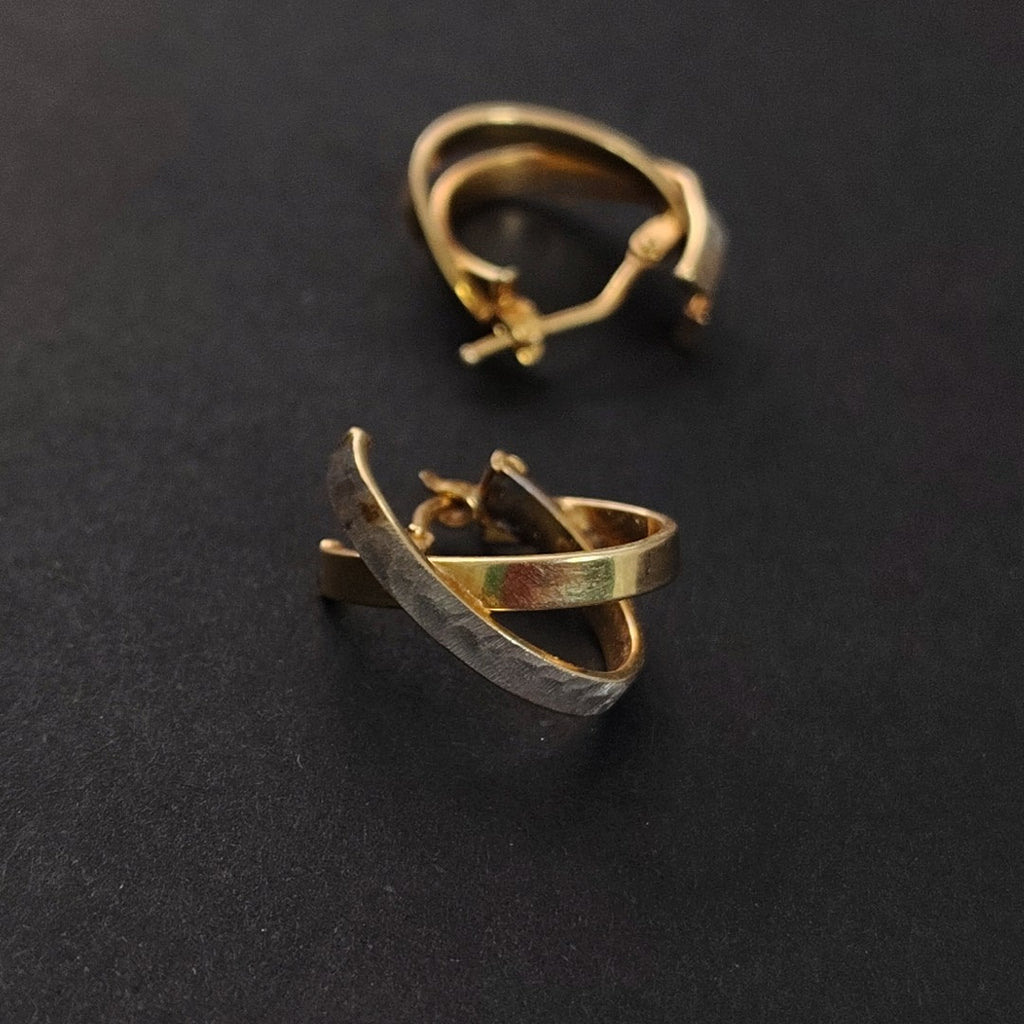 ARRACADAS PAR ORO 14 K 1.5 GRMS (SEMINUEVO)
