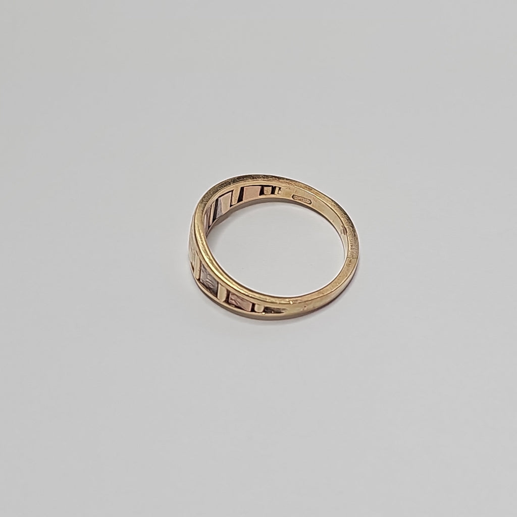 ANILLITO ORO, ORO COMBINADO 14 K 3.2 GRMS (SEMINUEVO)