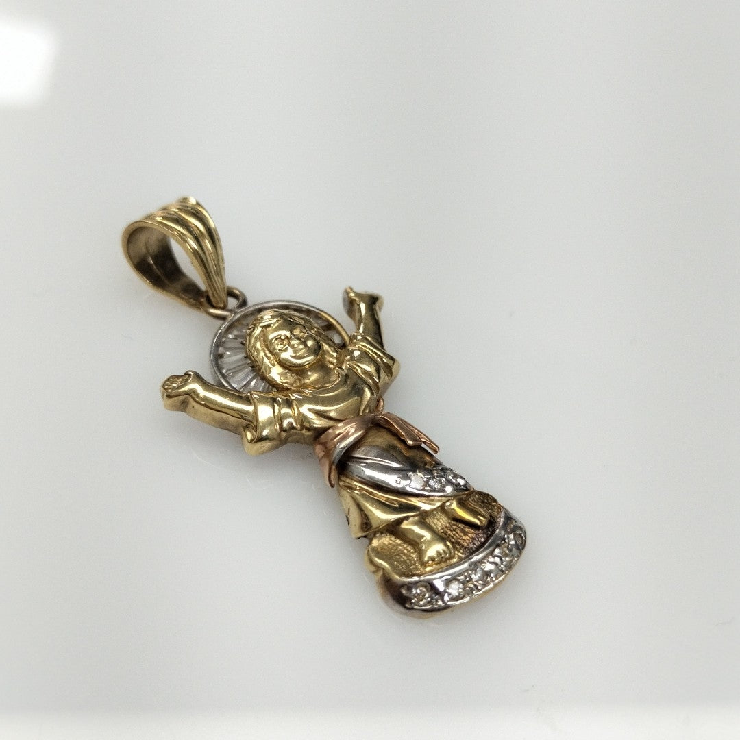 DIJE ORO COMBINADO 14 K 5,90 GRMS (SEMINUEVO)