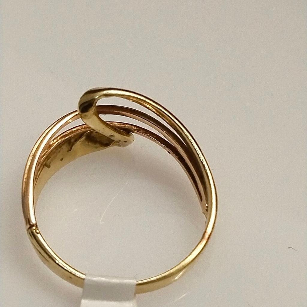 ANILLITO ORO COMBINADO 10 K 2.6 GRMS (SEMINUEVO)