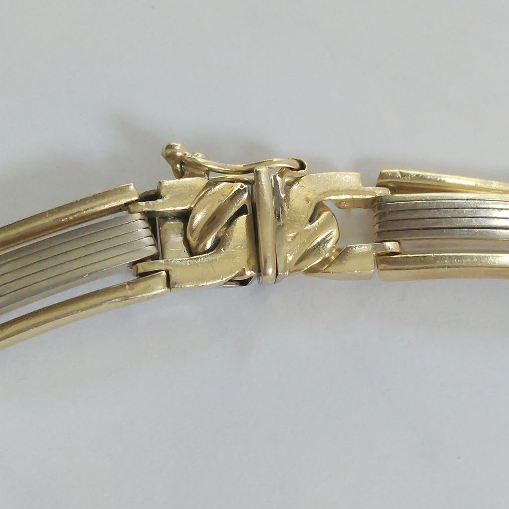 PULSERA ORO, ORO COMBINADO 14 K 23 GRMS (SEMINUEVO)