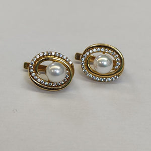 BROQUELES ORO 14K 3.9 (NUEVO)
