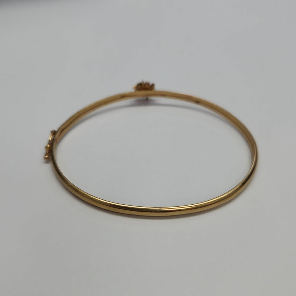 PULSERA RIGIDA ORO 14 K 4,10 GRMS (SEMINUEVO)