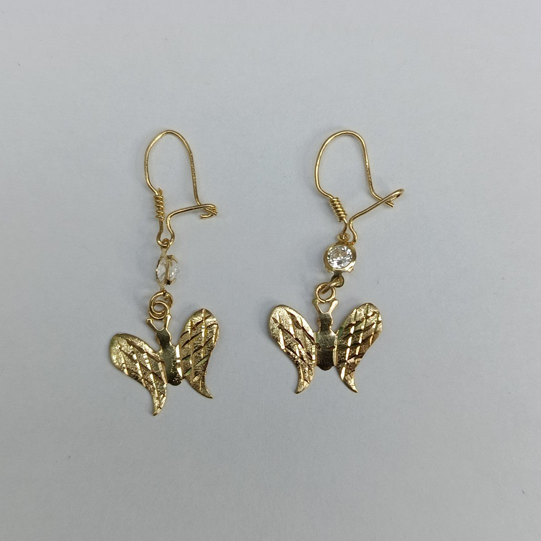 ARETES PAR ORO 10 K 1.1 GRMS (SEMINUEVO)