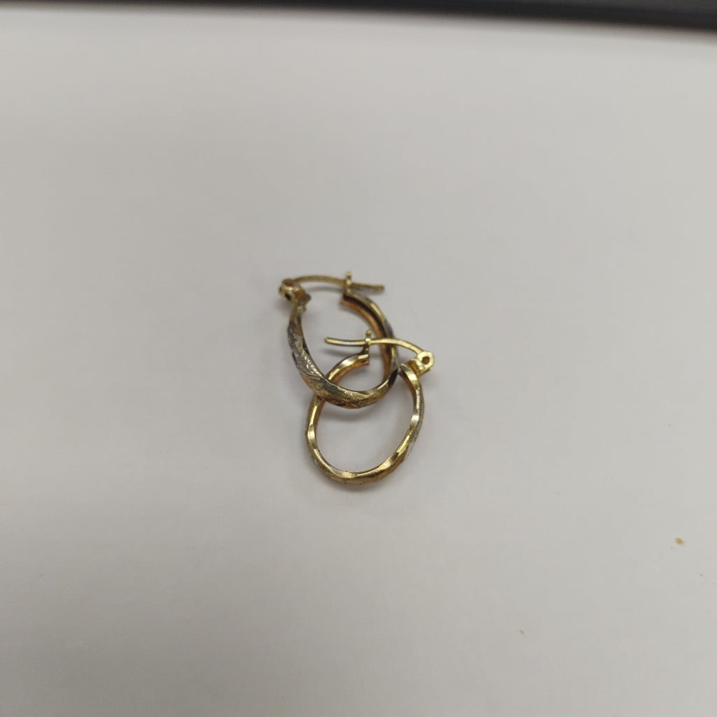 ARRACADAS PAR ORO COMBINADO 14 K 1,70 GRMS (SEMINUEVO)