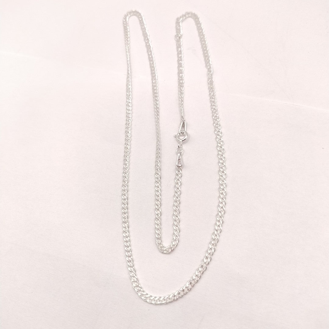 CADENA DOBLE ESLABON PLATA .925 50 CM 3.63 GR (NUEVO)