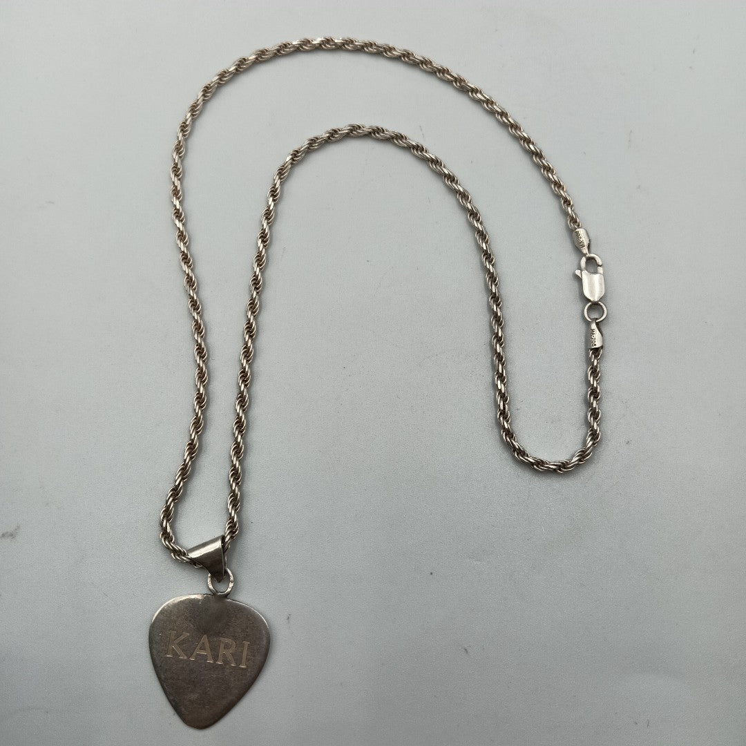 CADENA, DIJE PLATA 9.7 GRMS (SEMINUEVO)