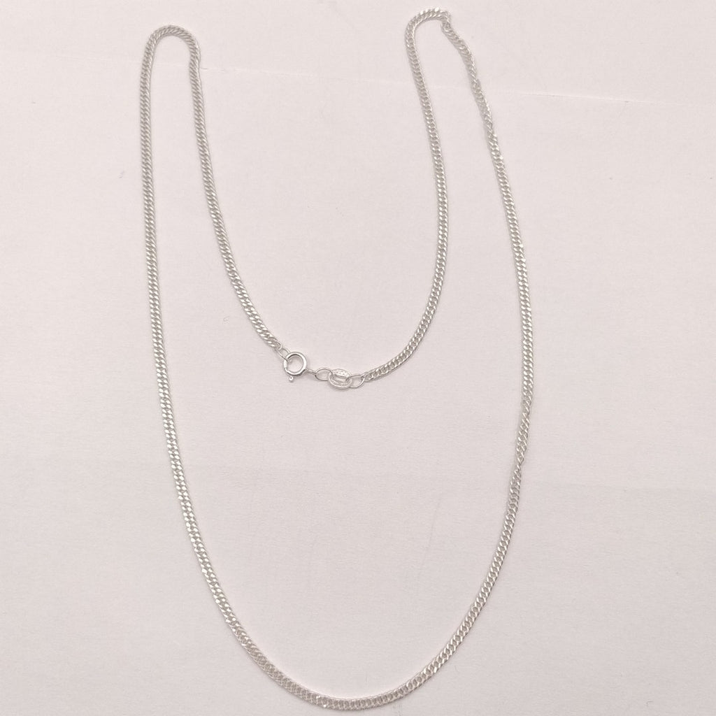 CADENA BARBADA PLATA .925 50 CM 4.12 GR (NUEVO)