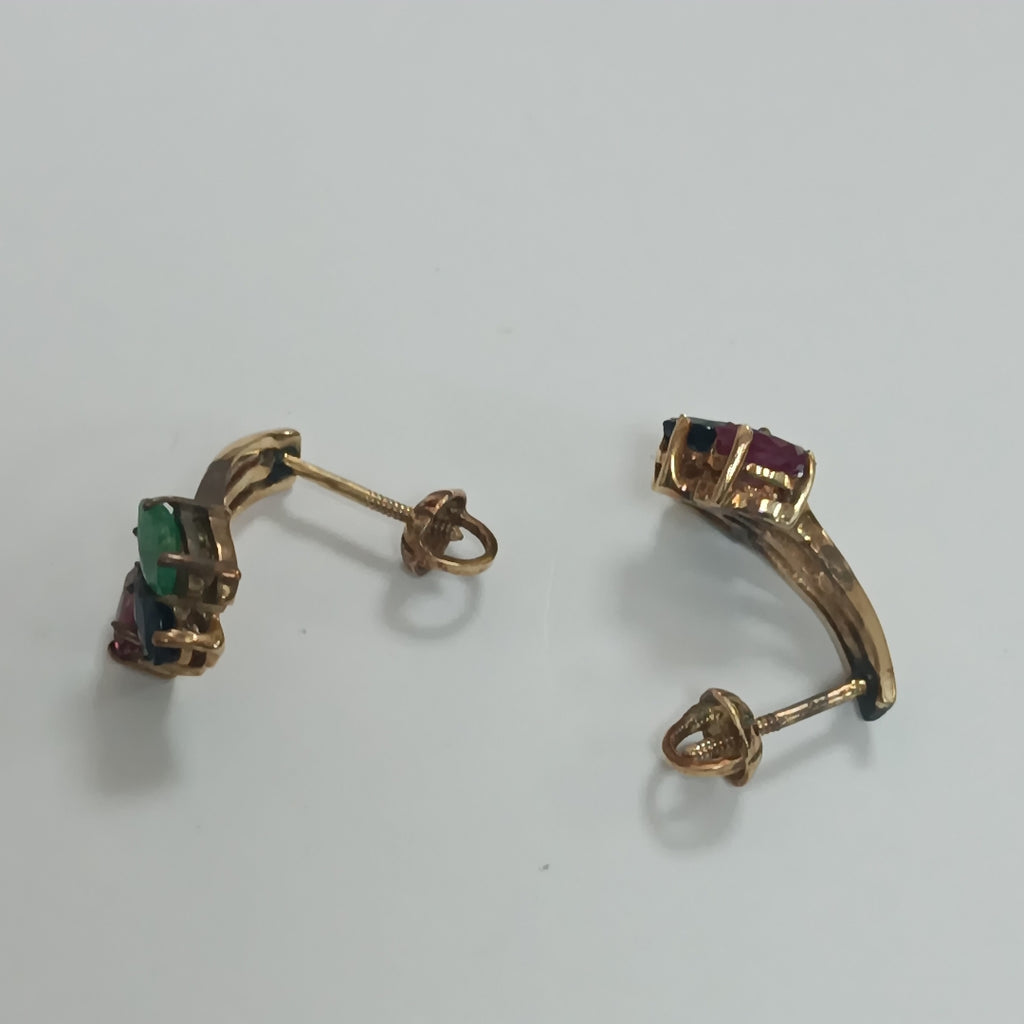 ARETES PAR ORO 12 K 3,00 GRMS (SEMINUEVO)
