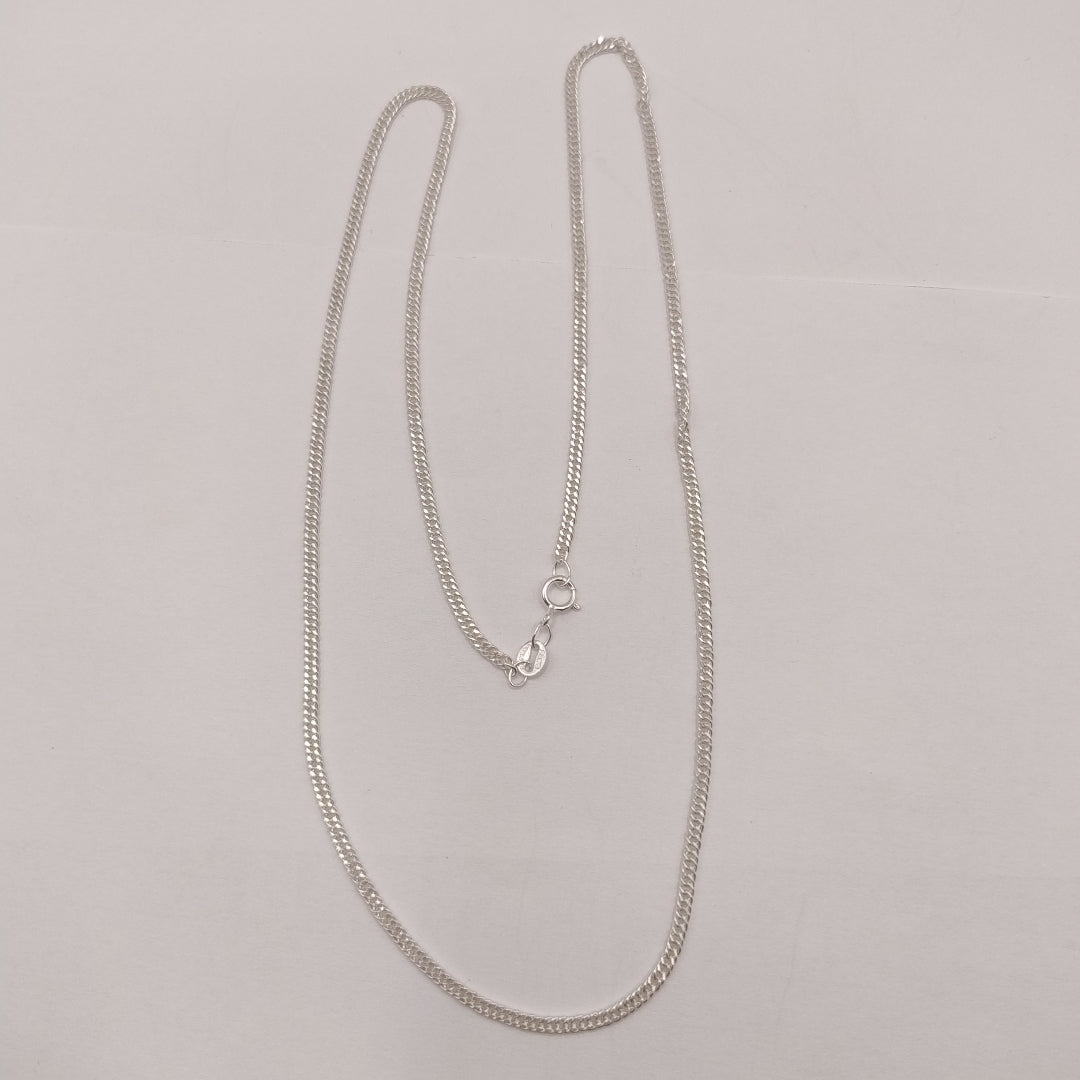 CADENA BARBADA PLATA .925 50 CM 4.12 GR (NUEVO)