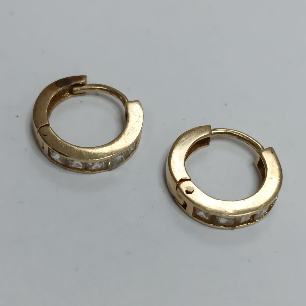 ARRACADAS PAR ORO 14 K 2.8 GRMS (SEMINUEVO)