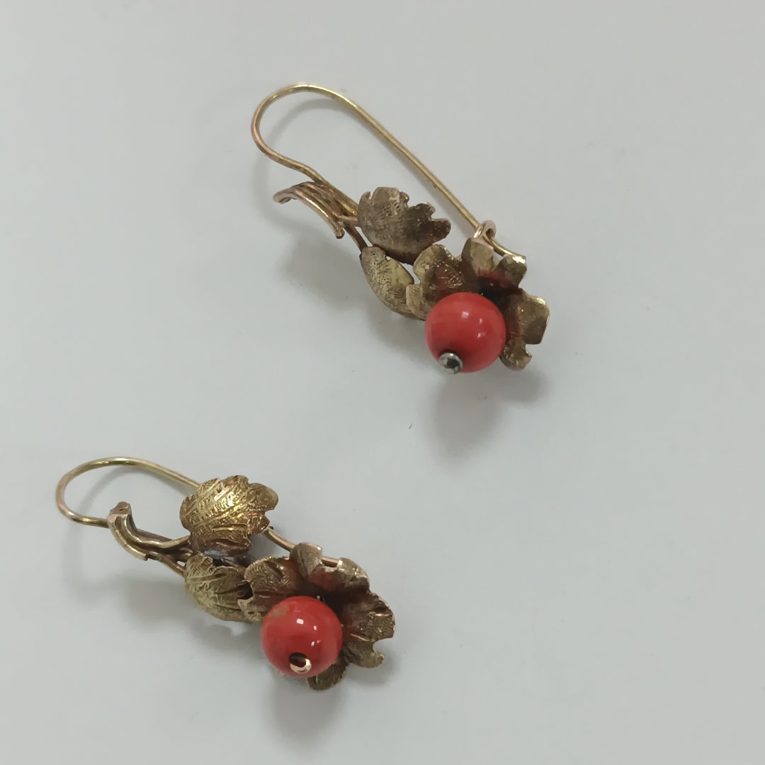 ARETES PAR ORO 8 K 2.8 GRMS (SEMINUEVO)