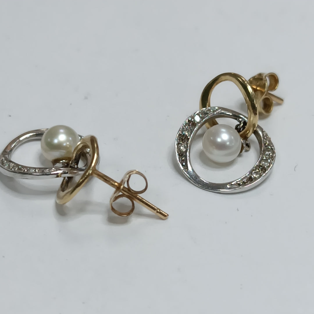 ARETES PAR ORO 14 K 3.1 GRMS (SEMINUEVO)