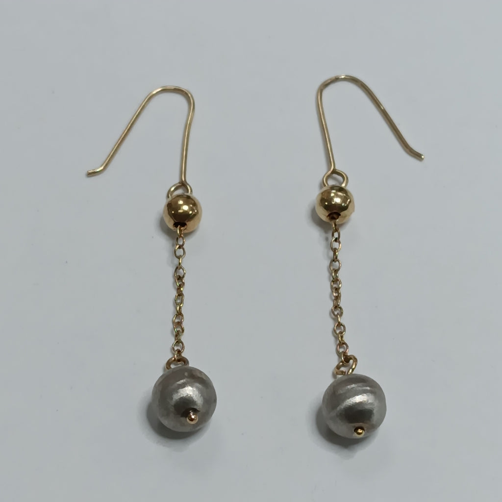 ARETES PAR ORO 14 K 2.6 GRMS (SEMINUEVO)