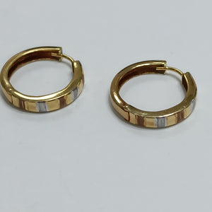 ARRACADAS PAR ORO 10 K 1.8 GRMS (SEMINUEVO)