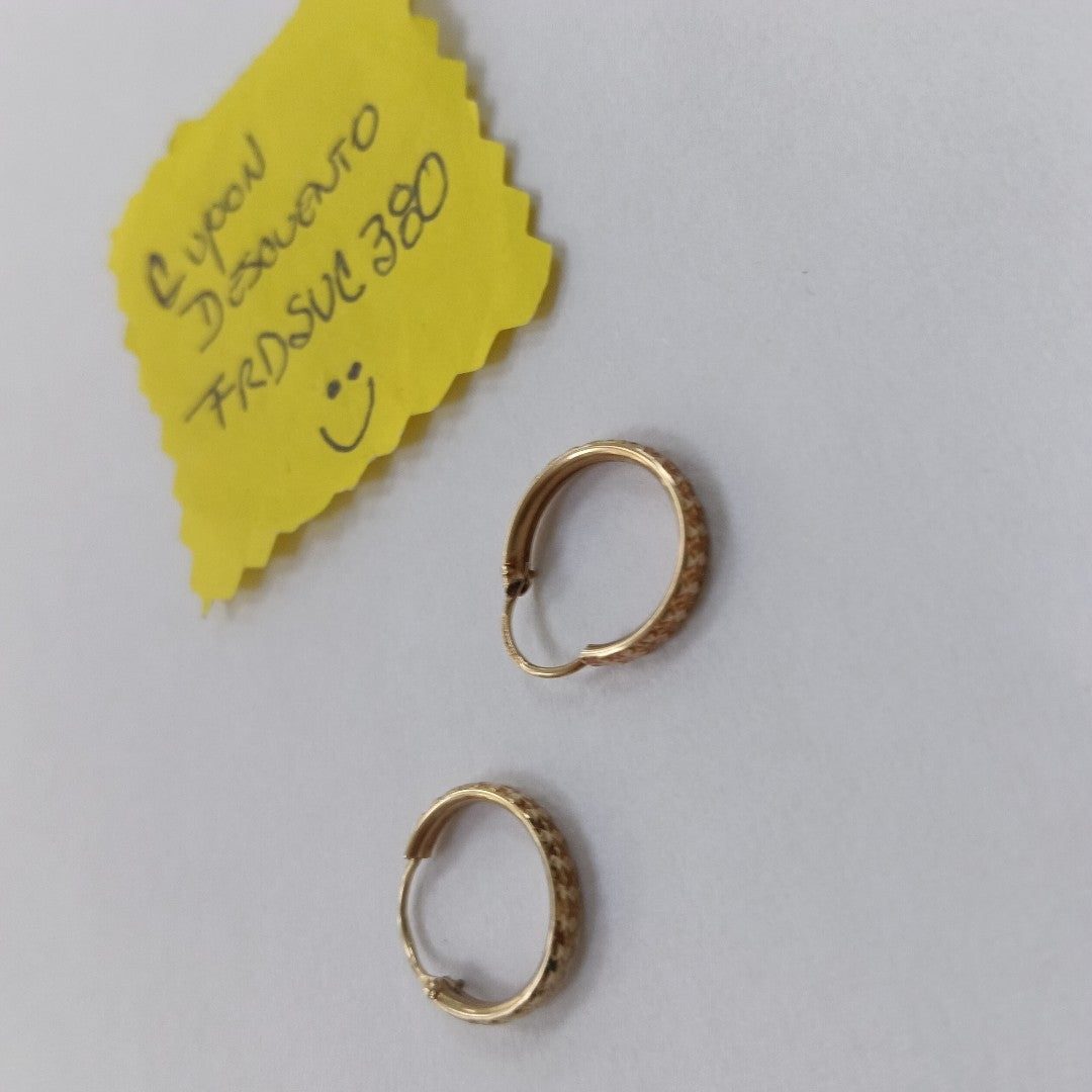 ARRACADAS PAR ORO 10 K 1.1 GRMS (SEMINUEVO)