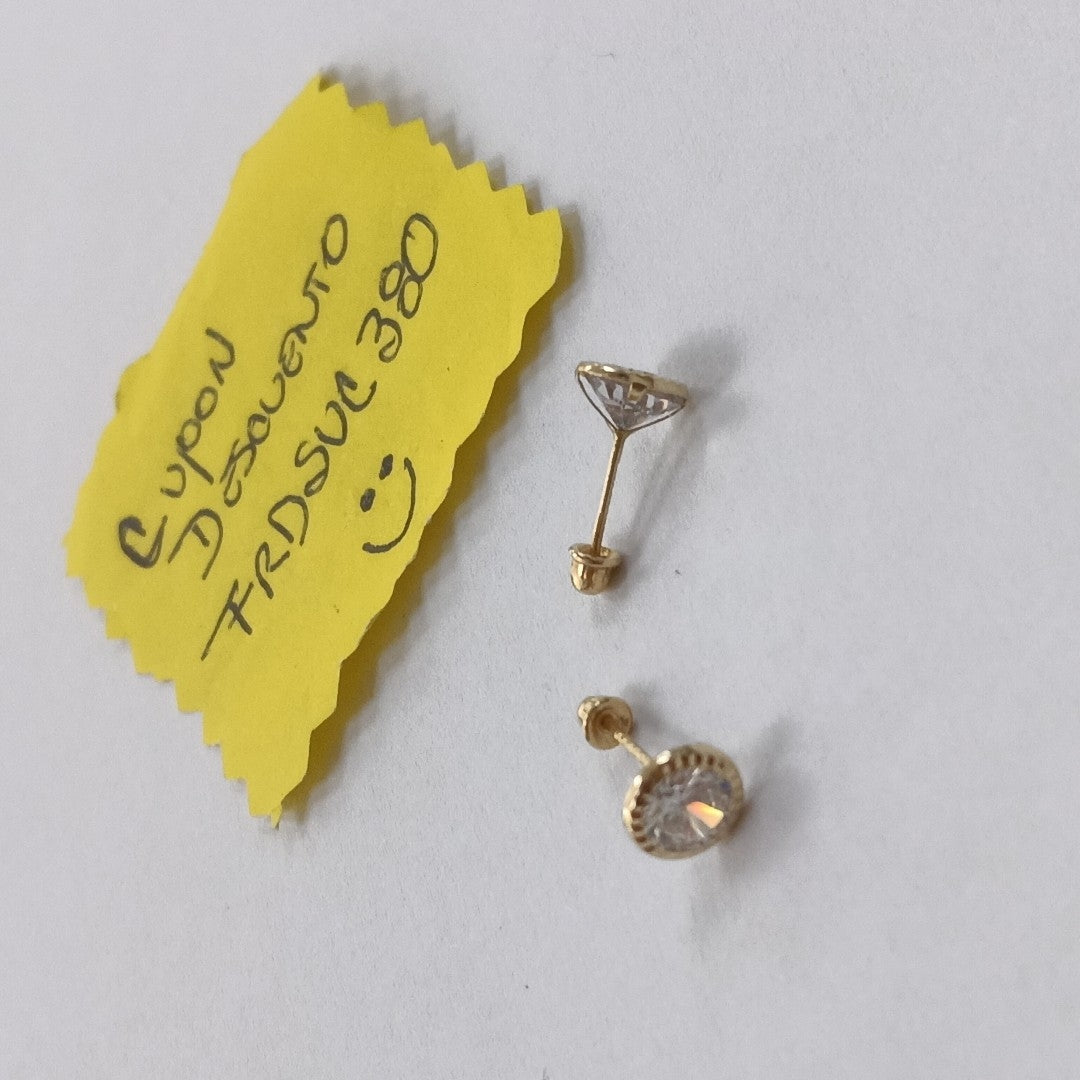BROQUELES PAR ORO 14 K 0.8 GRMS (SEMINUEVO)