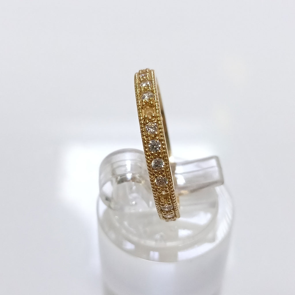 ANILLITO, MEDIA CHURUMBELA ORO 14 K 1.8 GRMS (SEMINUEVO)