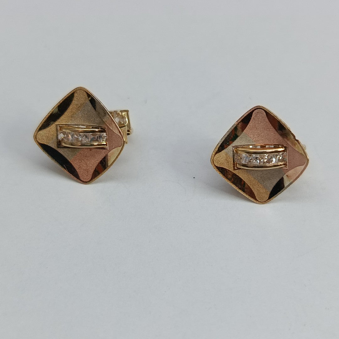 ARETES PAR ORO 14 K 1.4 GRMS (SEMINUEVO)