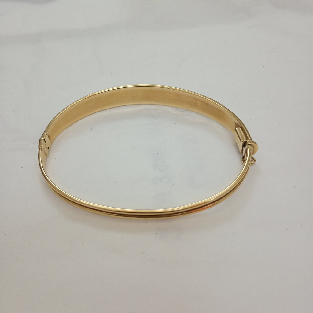PULSERA RIGIDA ORO 14 K 11.1 GRMS (SEMINUEVO)