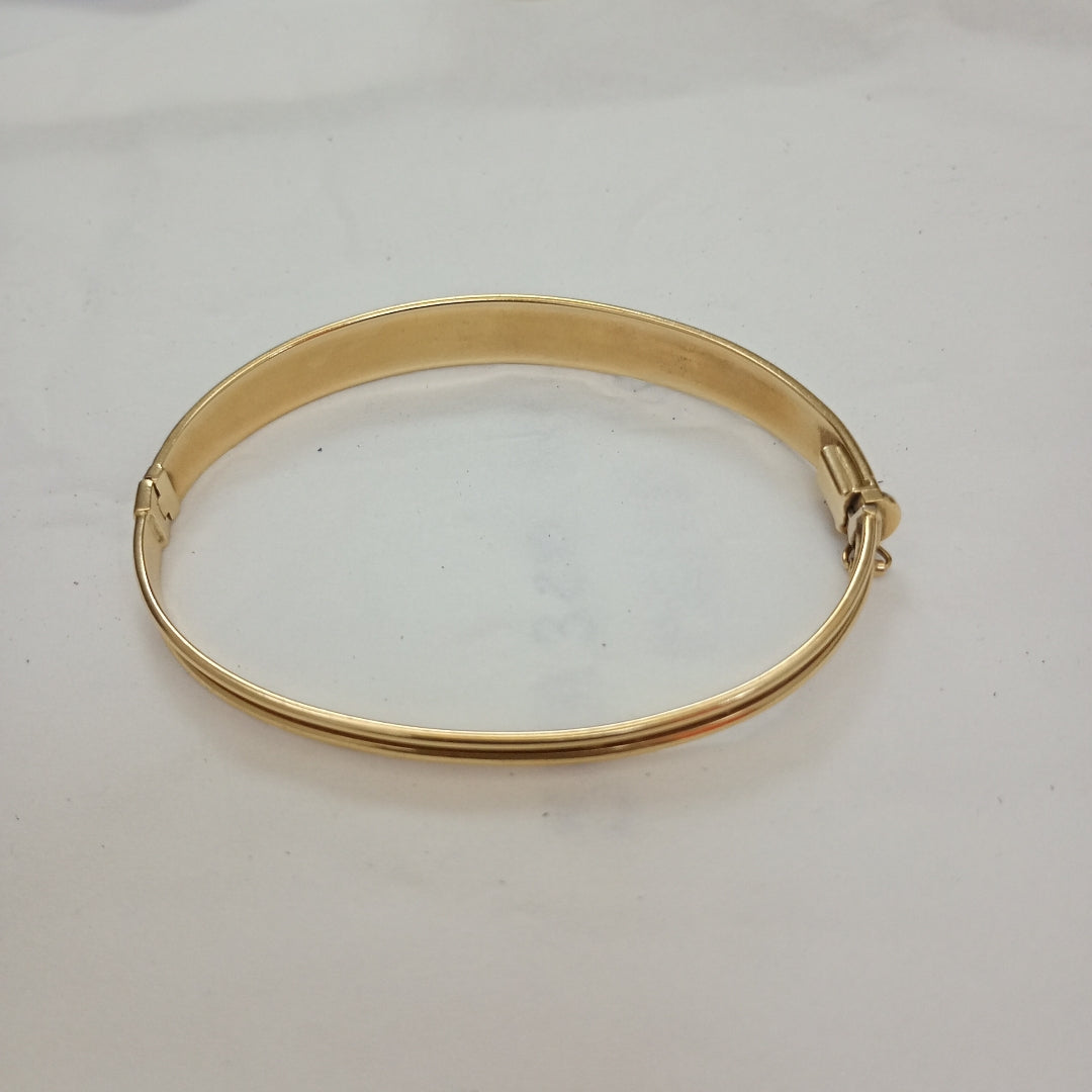PULSERA RIGIDA ORO 14 K 11.1 GRMS (SEMINUEVO)