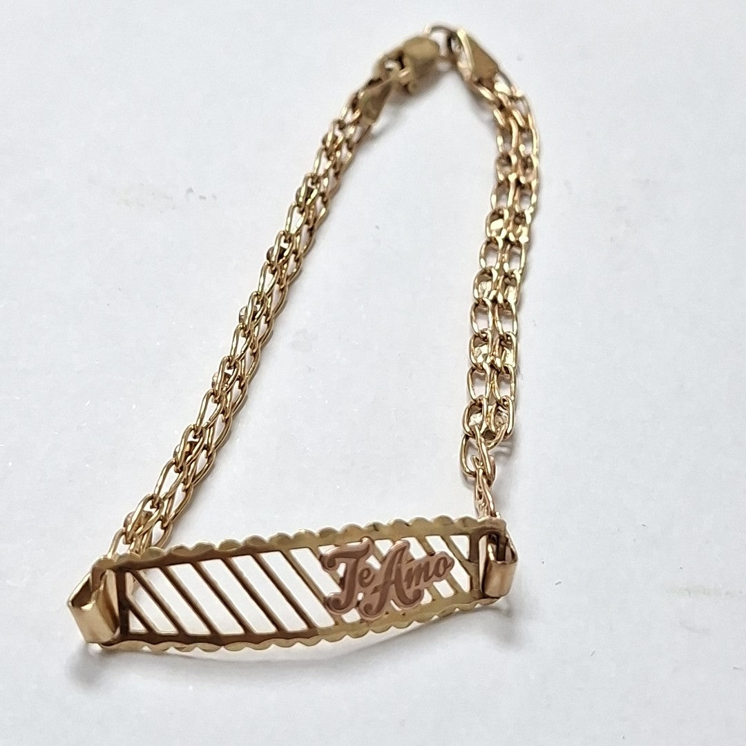 ESCLAVA ORO 10 K 3.8 GRMS (SEMINUEVO)