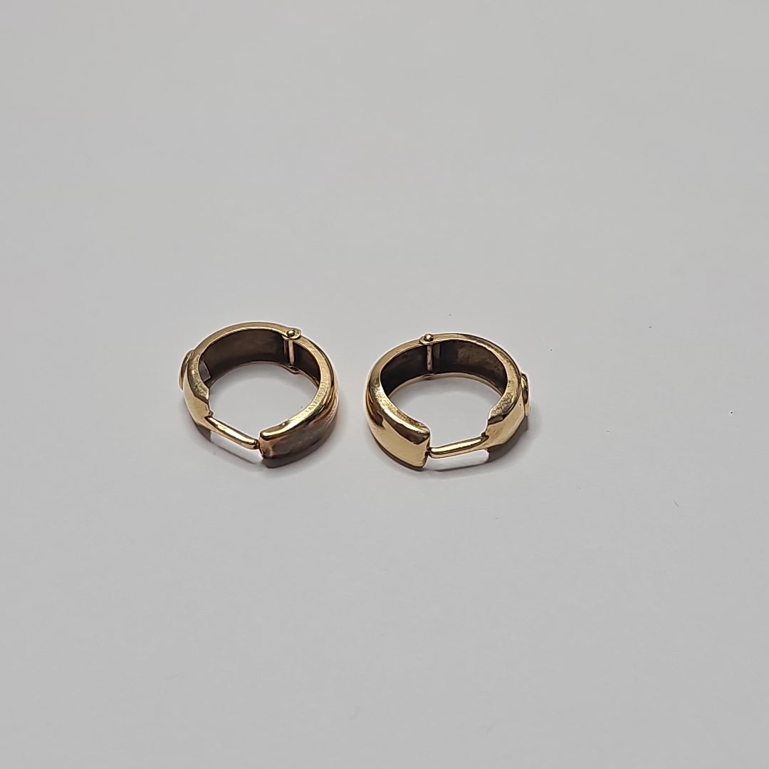 ARRACADAS PAR ORO 14 K 2 GRMS (SEMINUEVO)