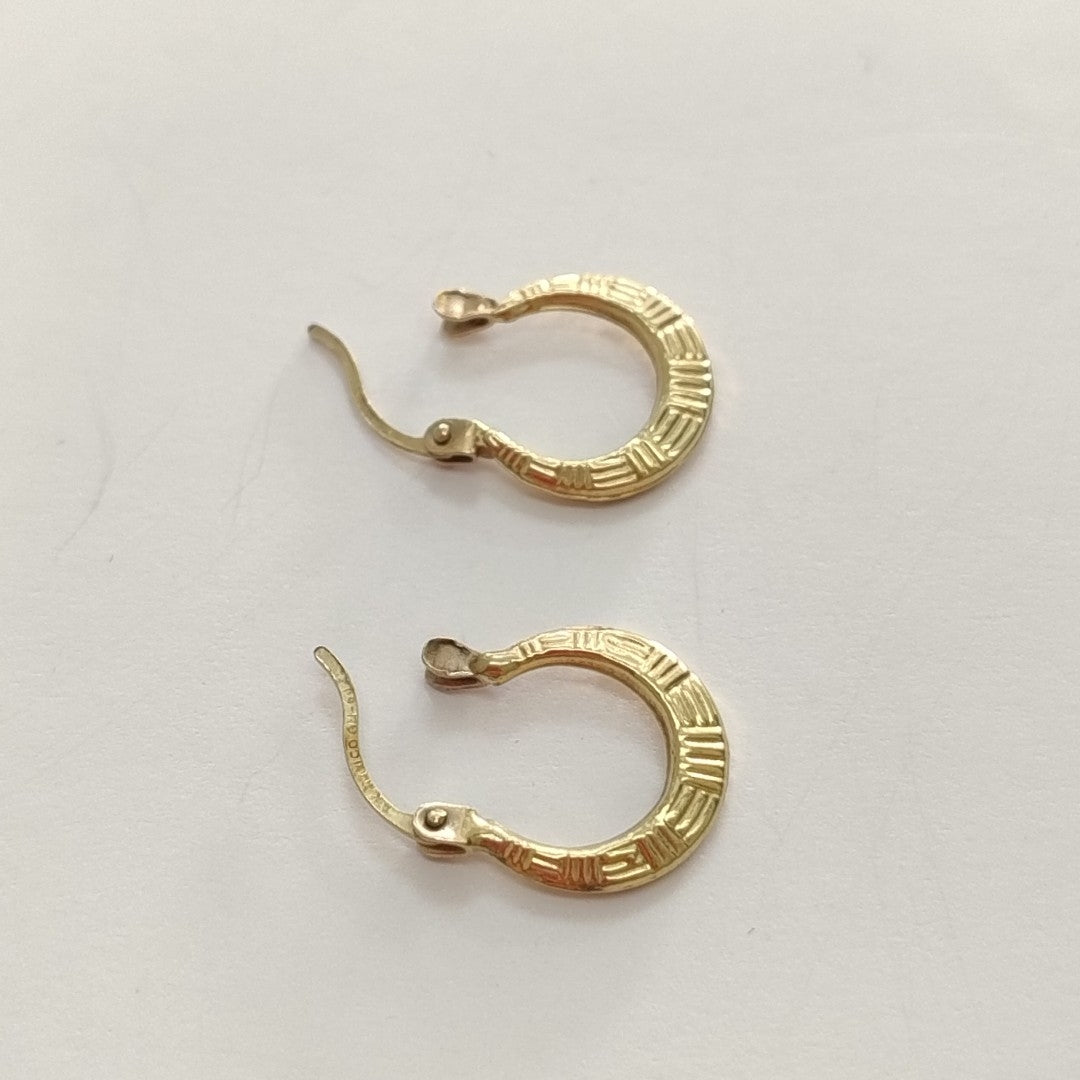 ARRACADAS PAR ORO 10 K 1 GRMS (SEMINUEVO)