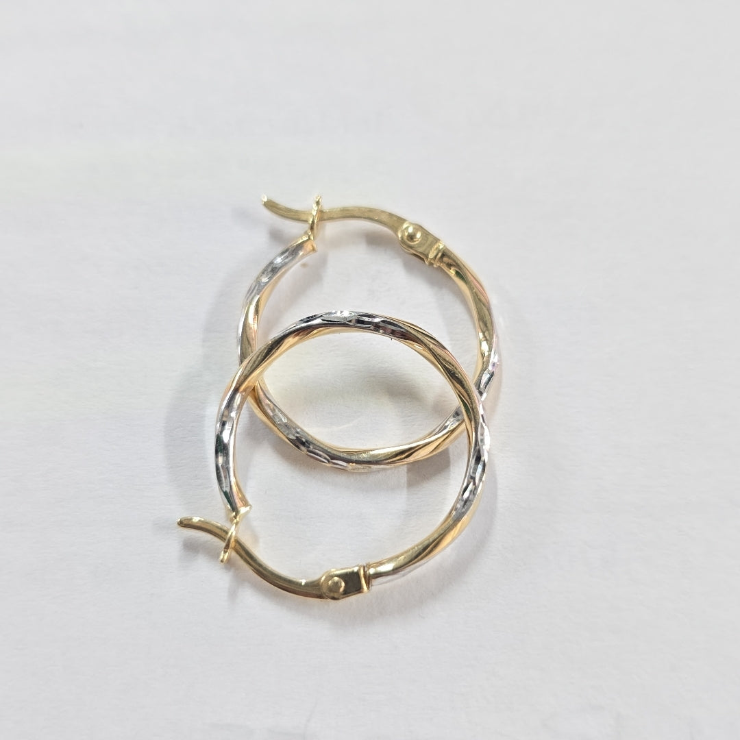 ARRACADAS PAR ORO 14 K 1.4 GRMS (SEMINUEVO)
