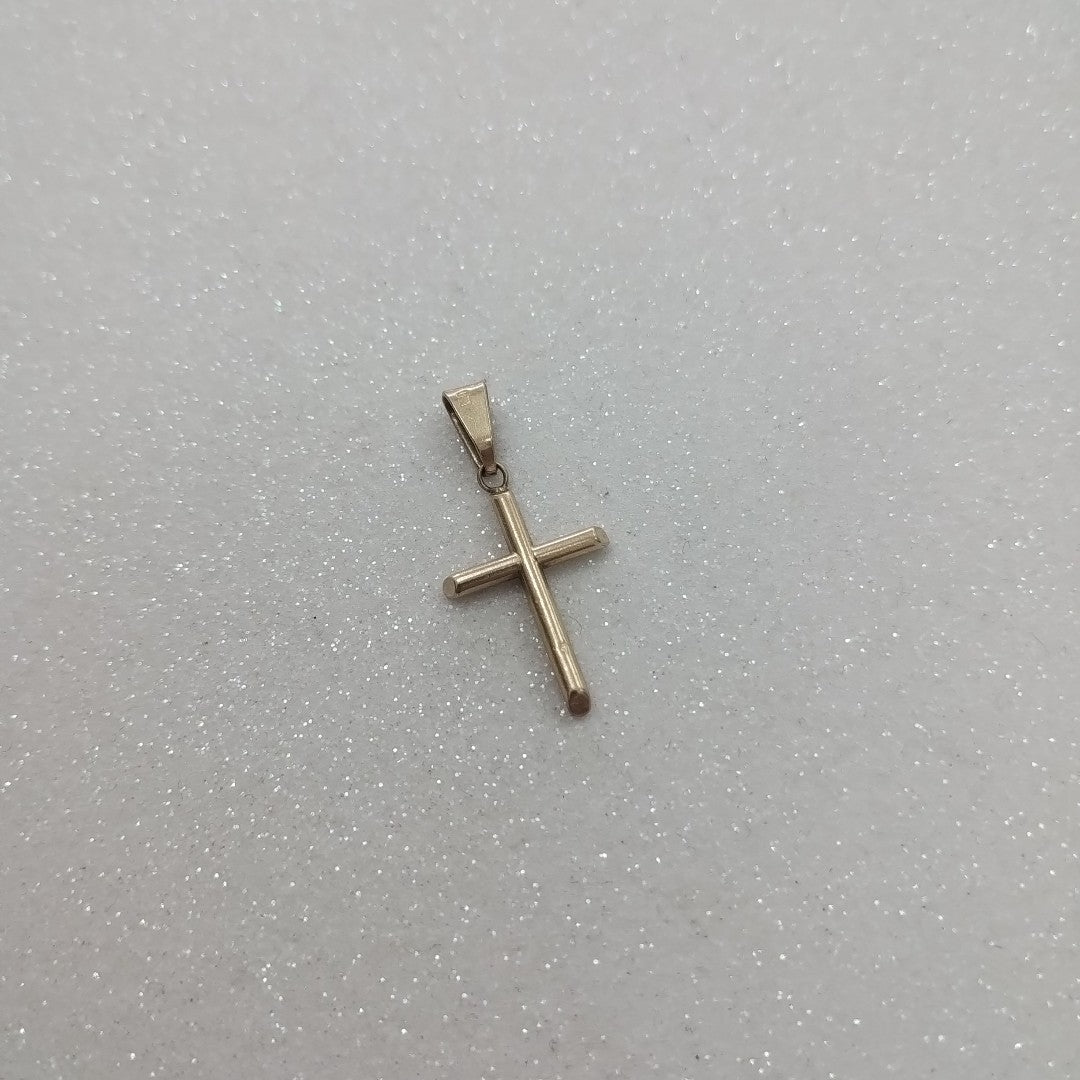 CRUCIFIJO,DIJE ORO 10 K 0,80 GRMS (SEMINUEVO)