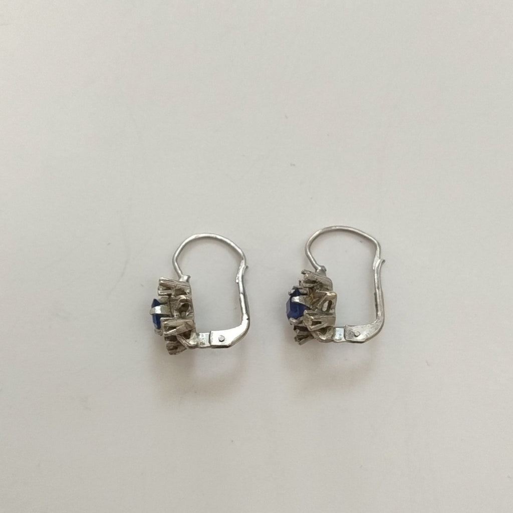 ARETES PAR ORO,ORO BLANCO 14 K 2,70 GRMS (SEMINUEVO)