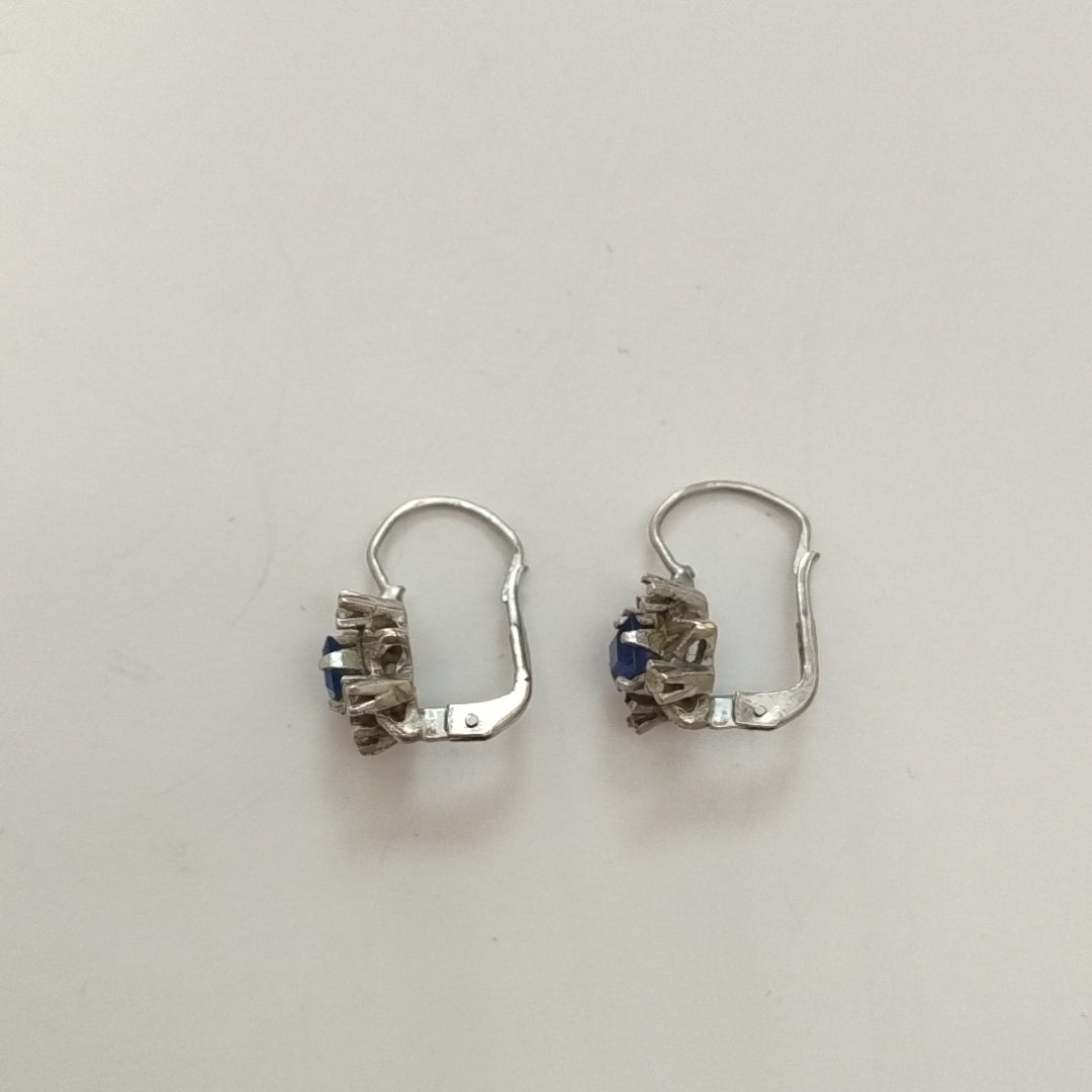 ARETES PAR ORO,ORO BLANCO 14 K 2,70 GRMS (SEMINUEVO)