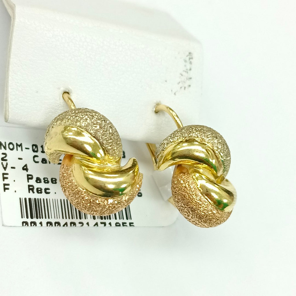 ARETES PAR ORO 18 K 5,50 GRMS (SEMINUEVO)
