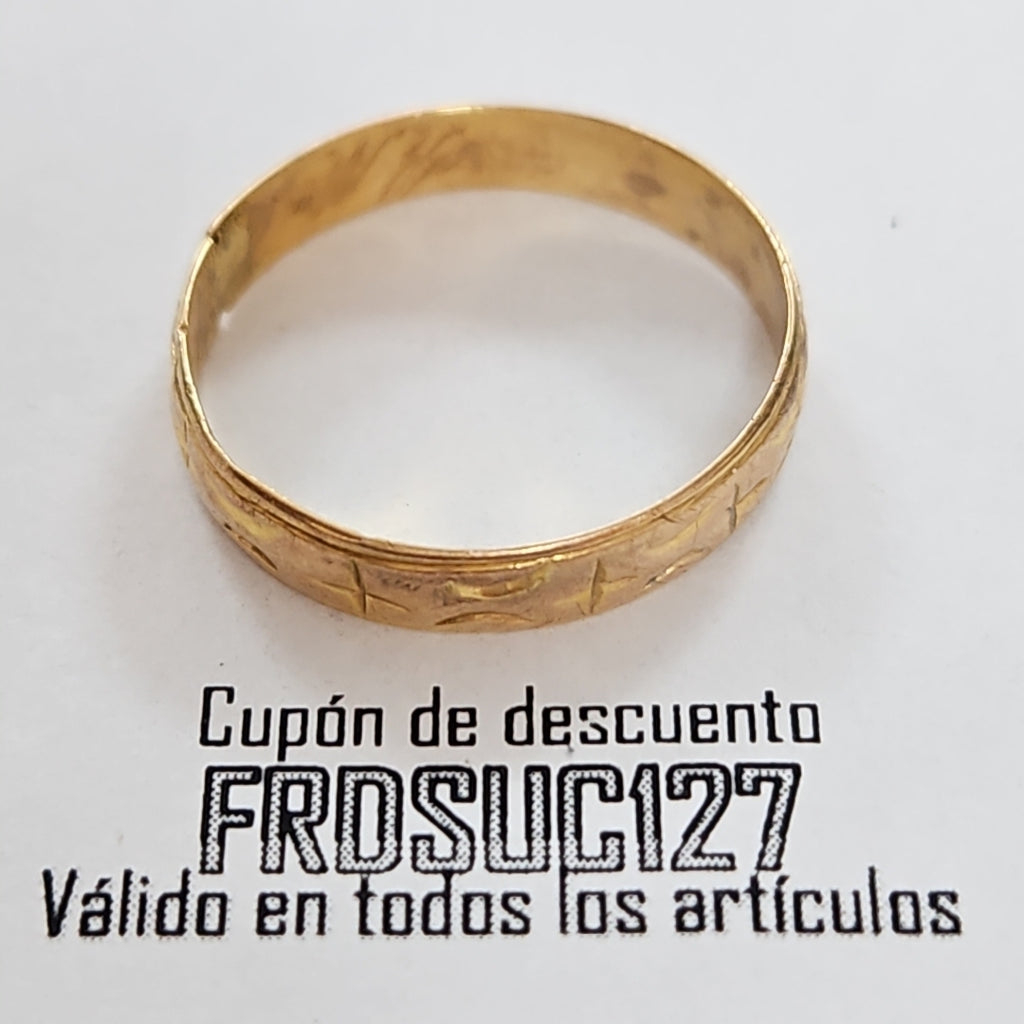 ARGOLLA ORO 10 K 2.4 GRMS (SEMINUEVO)