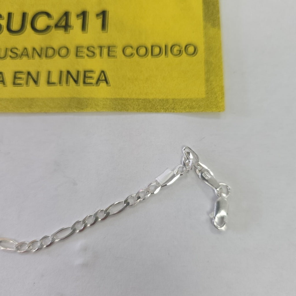 PULSERA TEJIDO 3X1 PLATA .925 21 CM 3.2 GR (NUEVO)
