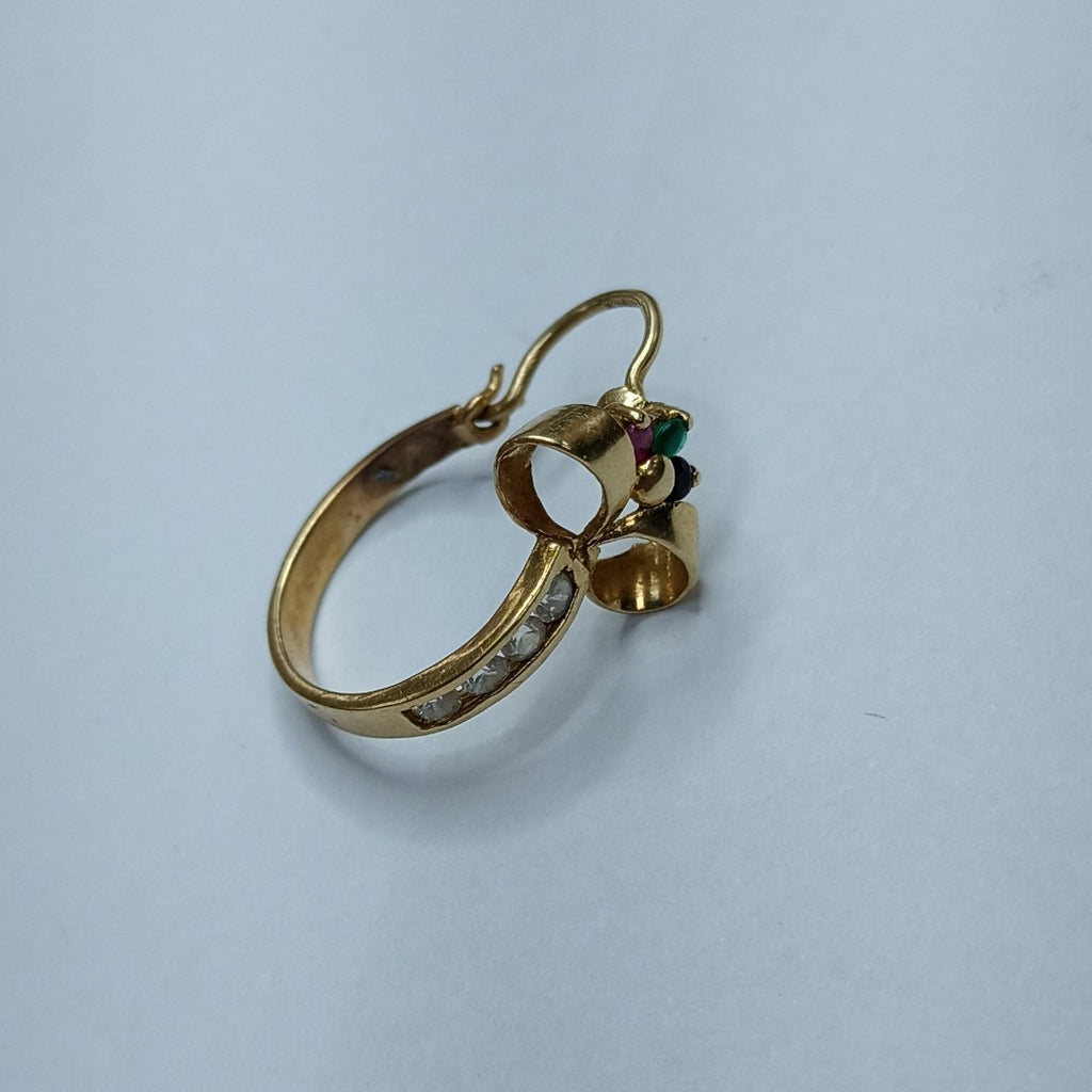 ARRACADAS PAR ORO 10 K 3,60 GRMS (SEMINUEVO)
