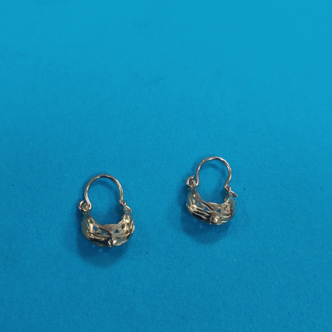 ARRACADAS PAR ORO 10 K 1 GRMS (SEMINUEVO)
