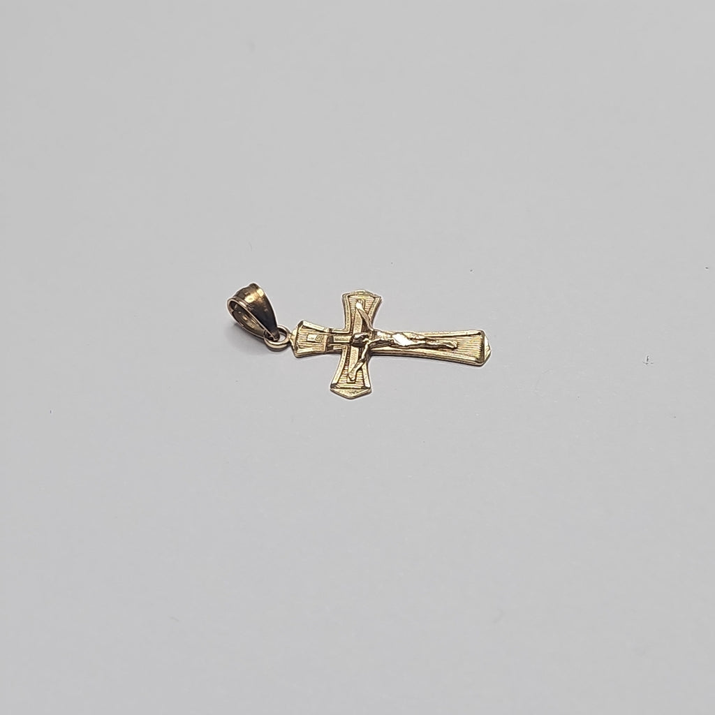 CRUCIFIJO ORO 14 K 0,70 GRMS (SEMINUEVO)